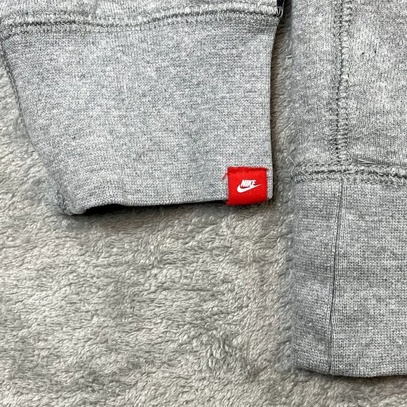 Nike Casual Sporty Grey Hoodie Pullover Huge Spellout XXL - Picture 6 of 10